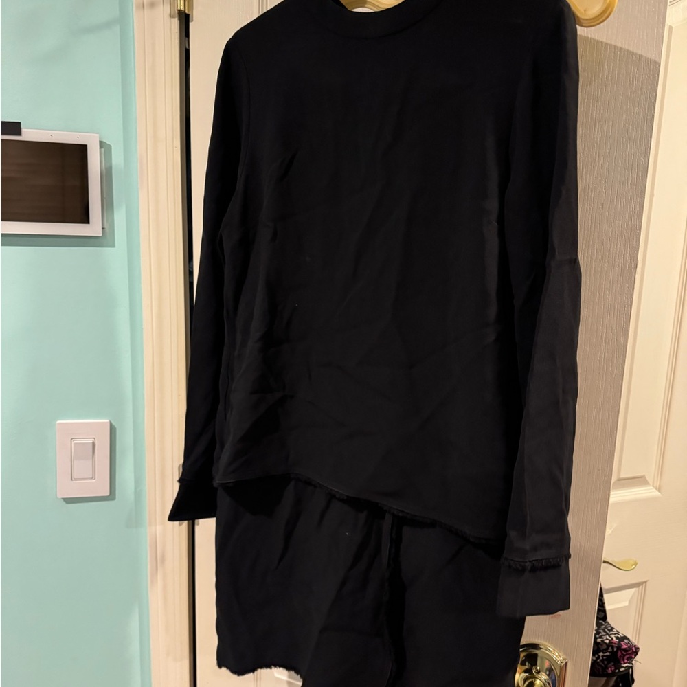 Proenza Schouler Black Long Sleeve Dress